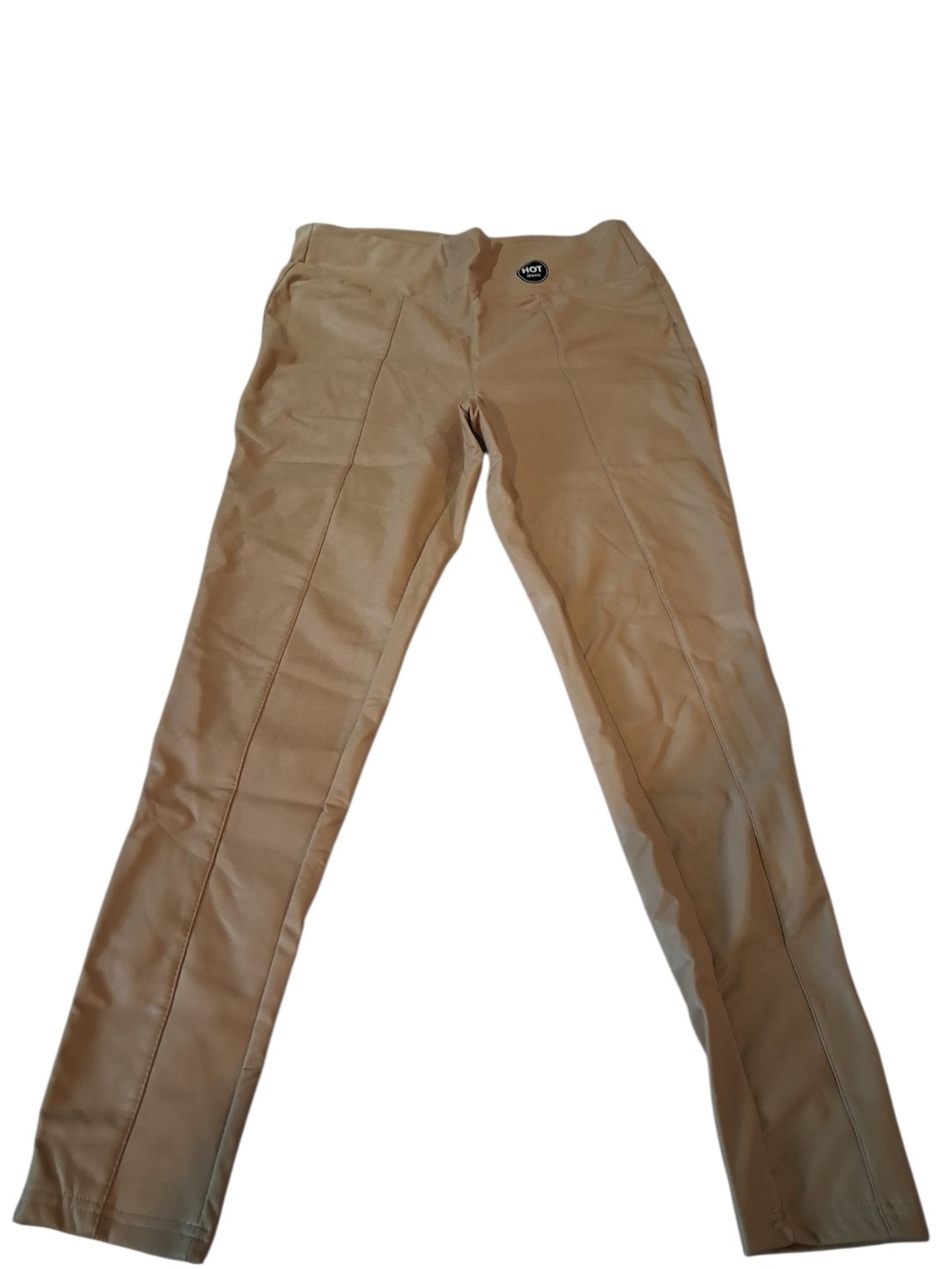 Tango Faux Leather Beige Pants Size M
